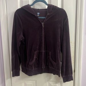 SB Active Velour Purple Zip up size PL / xs